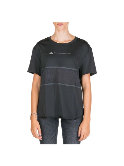 Shop Adidas By Stella Mccartney Recycled T-shirt In Nero