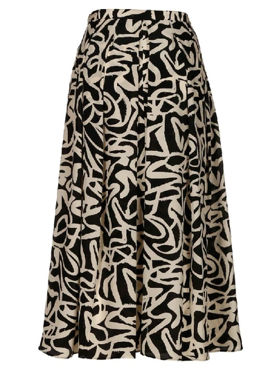 Shop Aspesi Printed Skirt