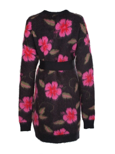 Shop La Doublej Cardigan Coat In Hawaiian Flower