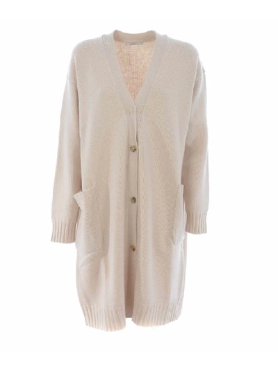 Shop Max Mara Cardigan In Sabbia