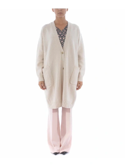 Shop Max Mara Cardigan In Sabbia