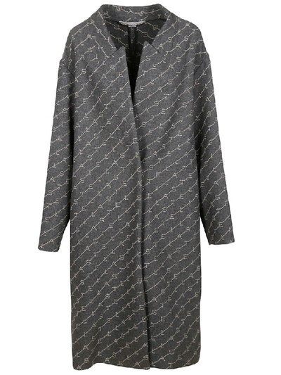Shop Stella Mccartney Single Breasted Coat In Grey