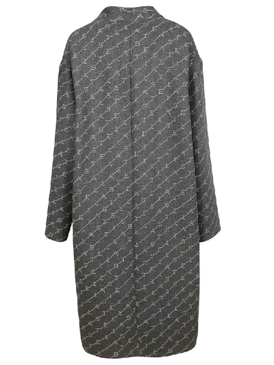 Shop Stella Mccartney Single Breasted Coat In Grey