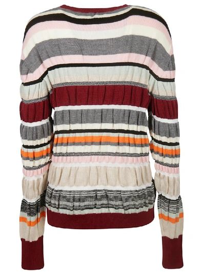 Shop Jw Anderson Ruffled Sweater In Multicolor