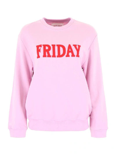 Shop Alberta Ferretti Friday Sweatshirt In Pink (pink)