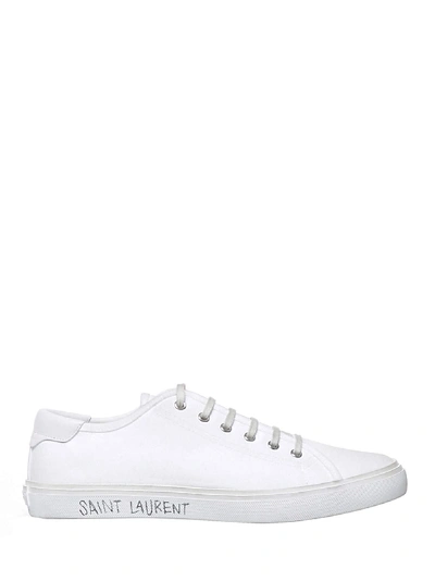 Shop Saint Laurent Malibu Sneakers In White