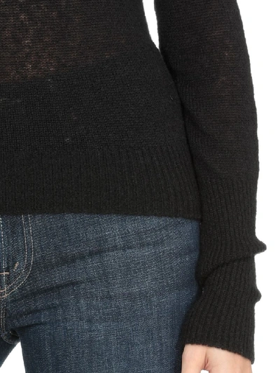 Shop Andrea Ya'aqov Cashmere And Silk Sweater In Black