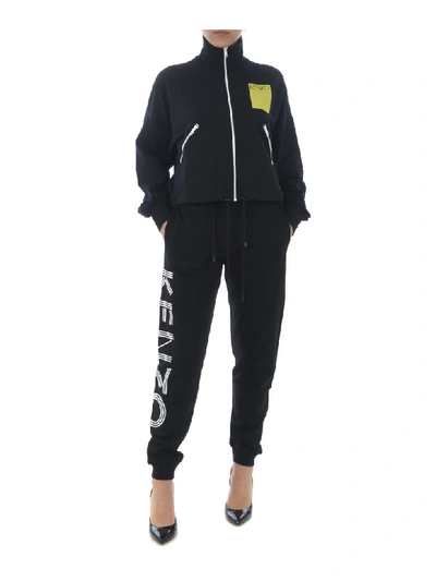 Shop Kenzo Sweat Pants In Nero