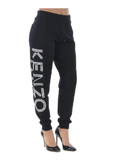 Shop Kenzo Sweat Pants In Nero