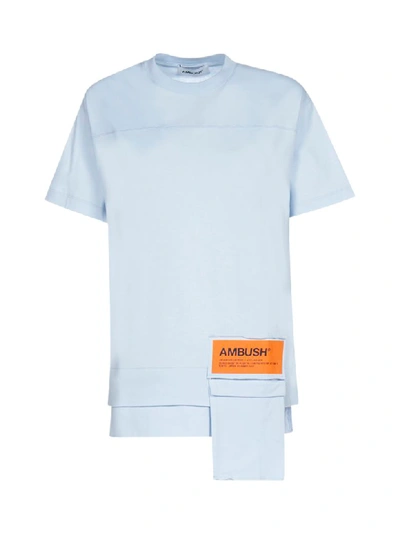 Shop Ambush Short Sleeve T-shirt In Light Blue