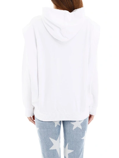 Shop Stella Mccartney New Logo Hoodie In Pure White (white)