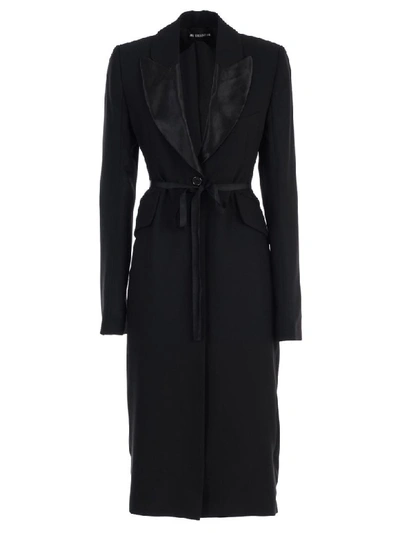 Shop Ann Demeulemeester Oversized Sleeve Coat In Black Frida Black