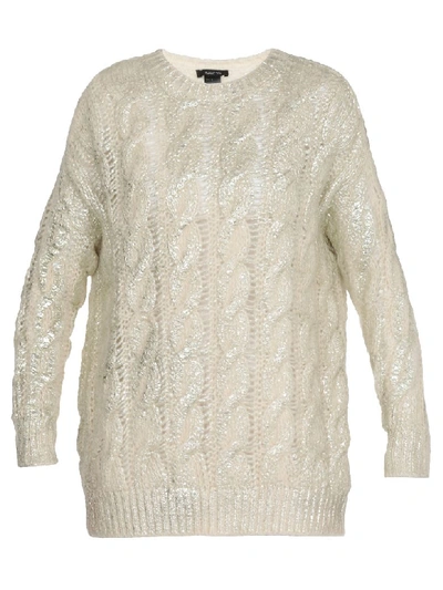 Shop Avant Toi Cashmere Sweater In White