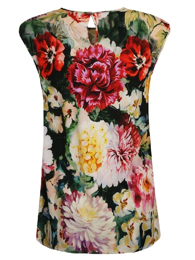 Shop Dolce & Gabbana Floral Blouse In Multicolor