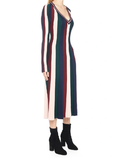 Shop Gabriela Hearst Almeida Dress In Multicolor