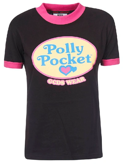 Shop Gcds Polly Pocket T-shirt In Nero