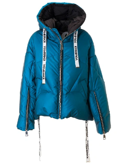 Shop Khrisjoy Khris Padded Jacket In Blue