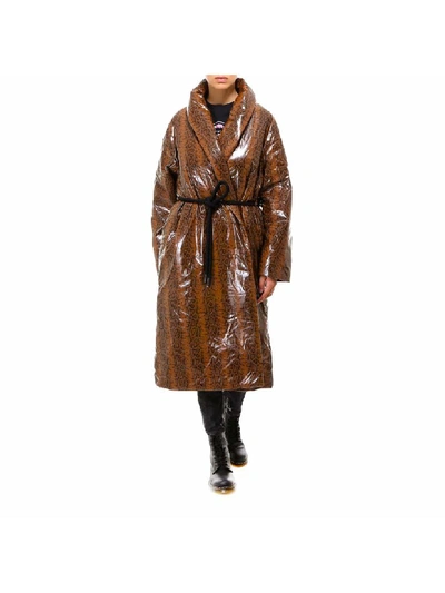 Shop Ienki Ienki Robe Coat Jacket In Brown
