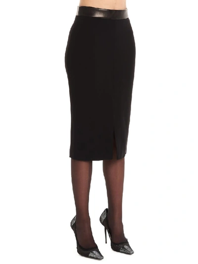 Shop Tom Ford Skirt In Black