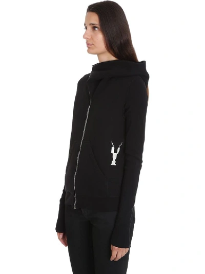 Shop Drkshdw Mountain Hoodie Sweatshirt In Black Cotton
