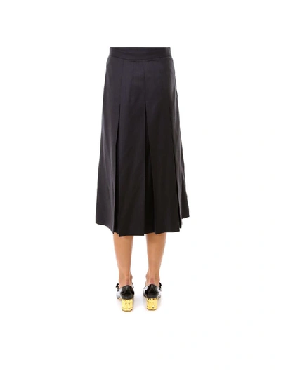 Shop Ferragamo Skirt In Grey
