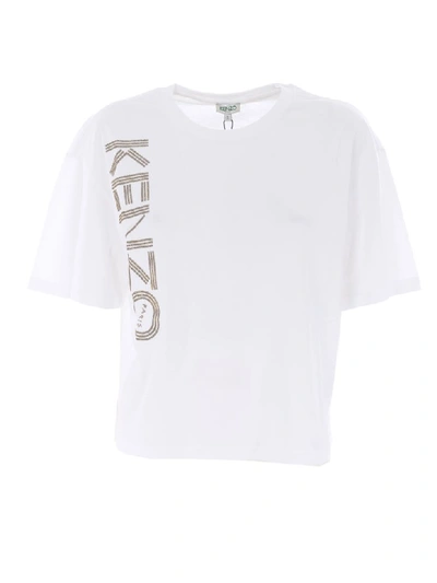 Shop Kenzo Short Sleeve T-shirt In Bianco