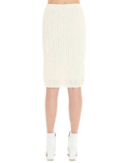 Shop Theory Skirt In Beige