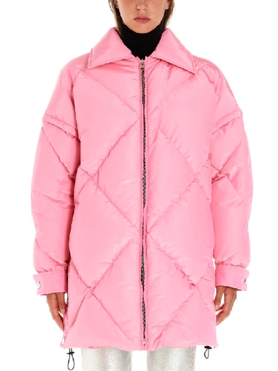 Shop Msgm Jacket In Pink