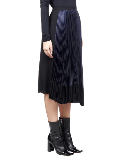 Shop Marni Skirt In Light Navy Black