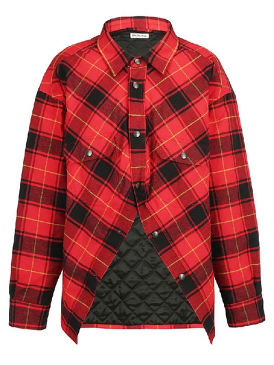 Shop Balenciaga Shirt In Red/black