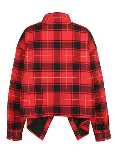 Shop Balenciaga Shirt In Red/black