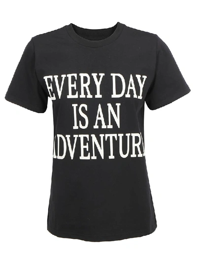 Shop Alberta Ferretti T-shirt In Black