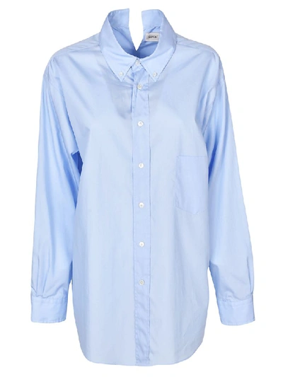 Shop Covert Official Pointed Collar Shirt In Azure