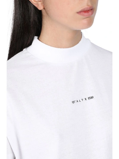 Shop Alyx Short Sleeve T-shirt In Bianco