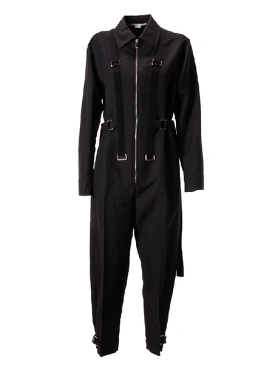 Shop Stella Mccartney Adjustable Strap Jumpsuit In Black