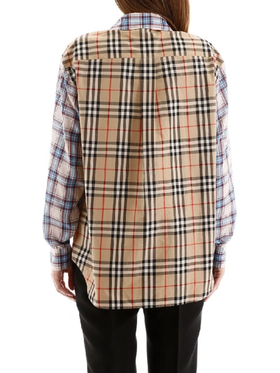 Shop Burberry Payton Shirt In Pale Blue (light Blue)