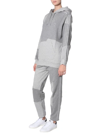 Shop Adidas Originals By Danielle Cathari Hooded Sweatshirt In Grigio