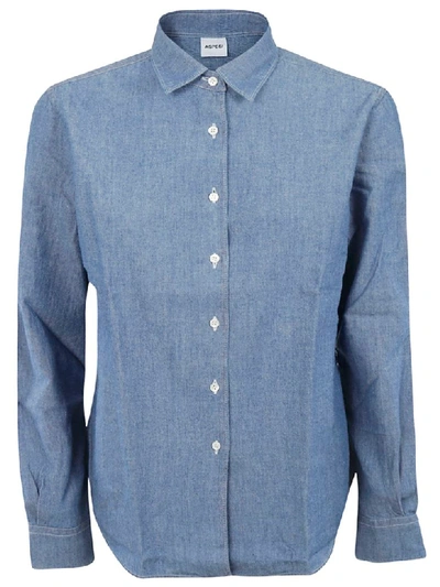 Shop Aspesi Button-up Shirt In Blue
