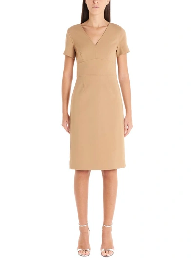 Shop Diane Von Furstenberg Klora Dress In Beige
