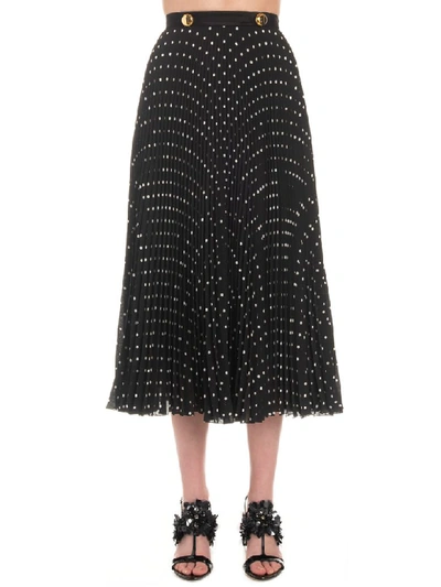 Shop Prada Skirt In Black & White