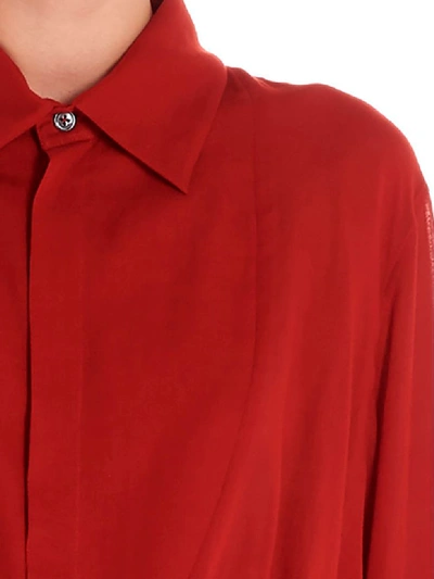 Shop Ann Demeulemeester Shirt In Red