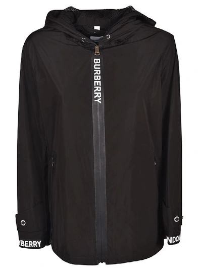 Shop Burberry Everton Rain Coat In Black