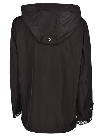 Shop Burberry Everton Rain Coat In Black