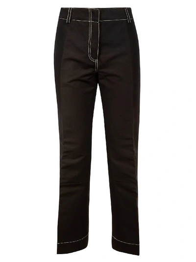 Shop Marni Long Fitted Skinny Trousers In Black