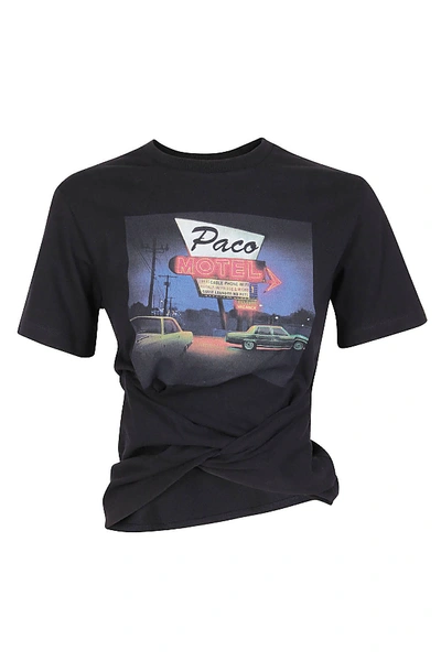 Shop Paco Rabanne T-shirt In Black