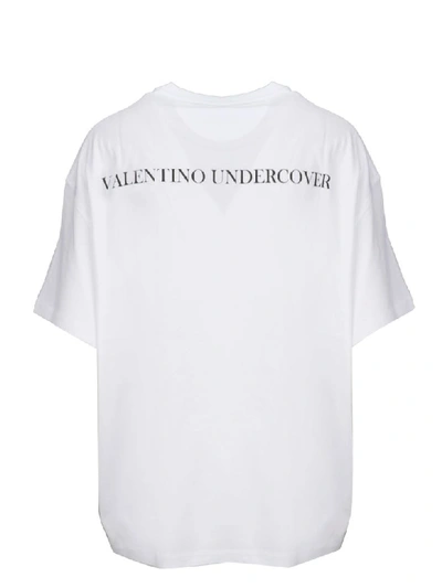 Shop Valentino Short Sleeve T-shirt In White
