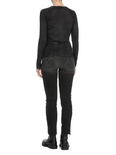 Shop Avant Toi Fitted Sweater In Nnero