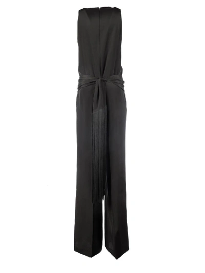 Shop Stella Mccartney Jumpsuit Silk Maroccaine In Black