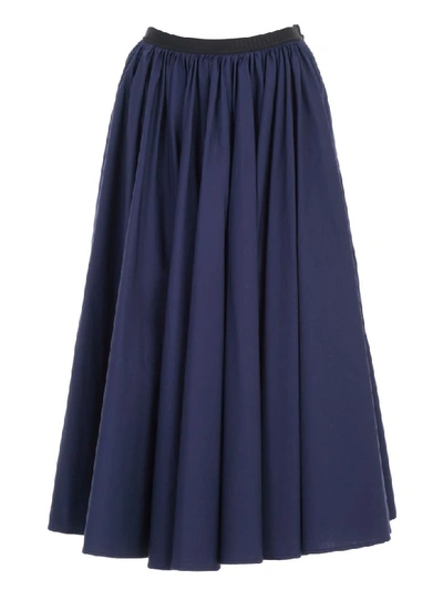 Shop Antonio Marras Flared Skirt In Blu