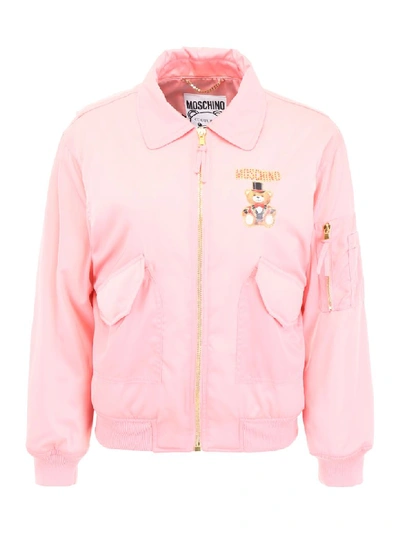 Shop Moschino Circus Teddy Bear In Pink (pink)